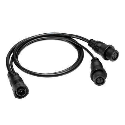Humminbird 14 M SILR Y  SOLIXAPEX Side Imaging LeftRight Splitter Cable 7201121