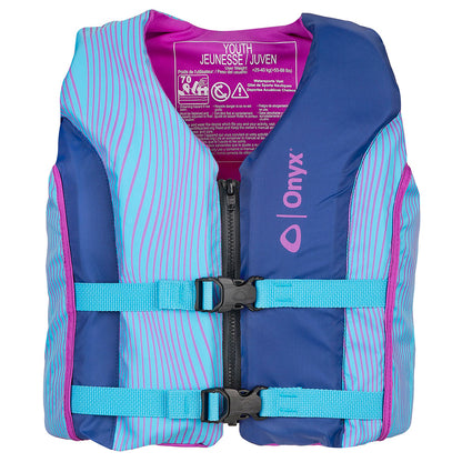 Onyx Shoal All Adventure Youth Paddle  Water Sports Life Jacket  Blue 12100050000221