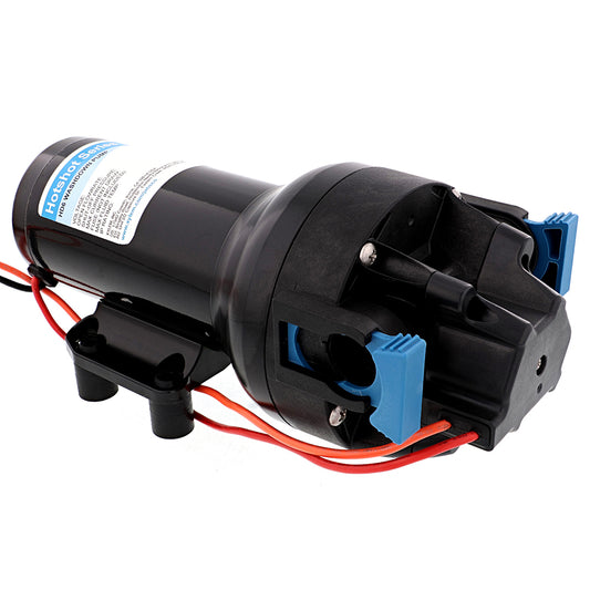 Jabsco HotShot HD6 Heavy Duty Washdown Pump w25 HoseCoil 12V 6 GPM 70 PSI P601J219N4A