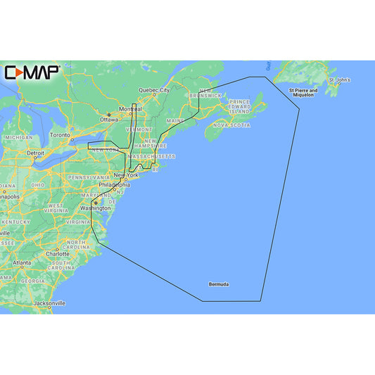 CMAP MNAY202MS Nova Scotia to Chesapeake Bay REVEAL Coastal Chart MNAY202MS