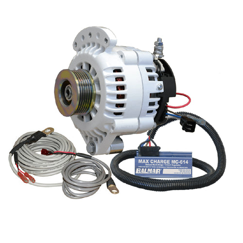 Balmar 621 Series 120A Kit wMC618 Regulator TSensor K6 Pulley Single Foot  Mounting Hardware 621VUPMC120K6
