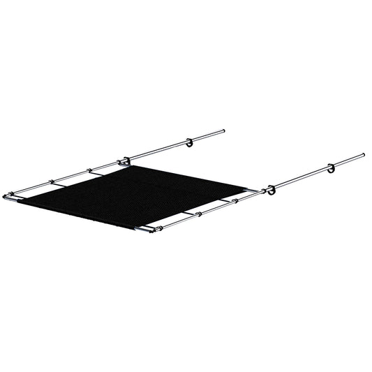 SureShade PTX Power Shade  57 Wide  Stainless Steel  Black 2021026400