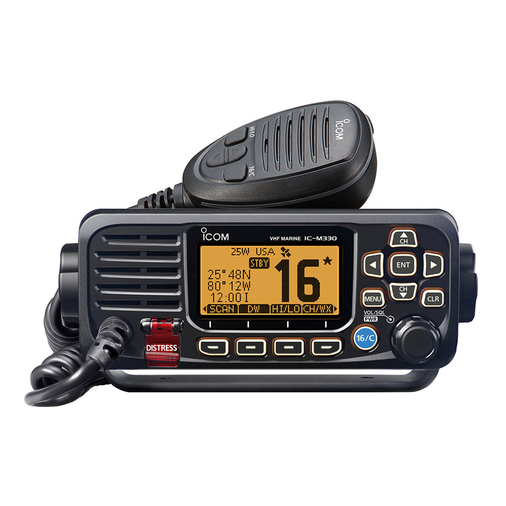 Icom ICM330 VHF Radio Compact wGPS  Black M330 71