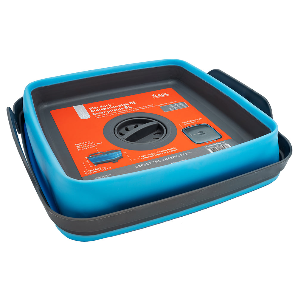 SOL Survive Outdoors Longer Flat Pack Sink  8L 01401008