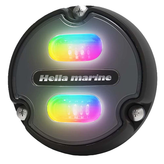 Hella Marine Apelo A1 RGB Underwater Light  1800 Lumens  Black Housing  Charcoal Lens 016146001