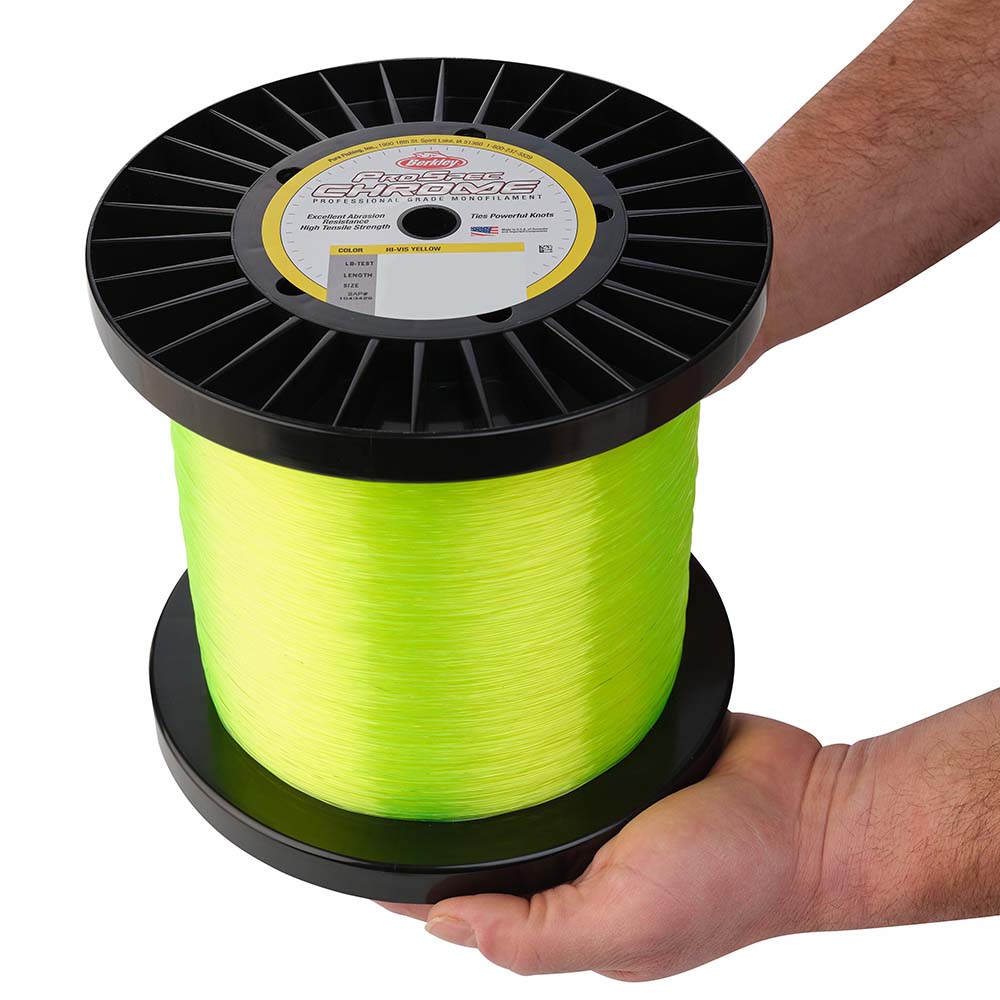 Berkley ProSpec Chrome HiVis Yellow Monofilament  60 lb  4750 yds  PSC5B60HVY 1543432