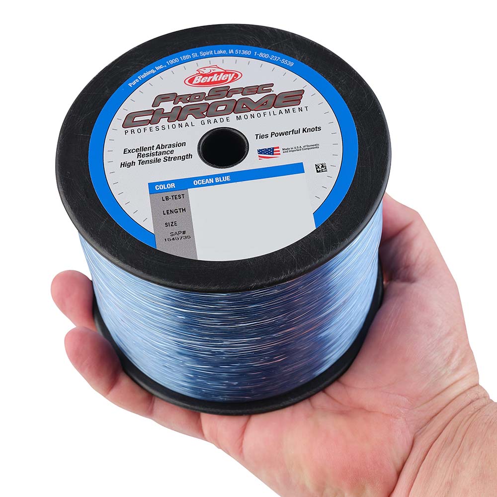 Berkley ProSpec Chrome Ocean Blue Monofilament  40 lb  1000 yds  PSC1B40OBL 1545734