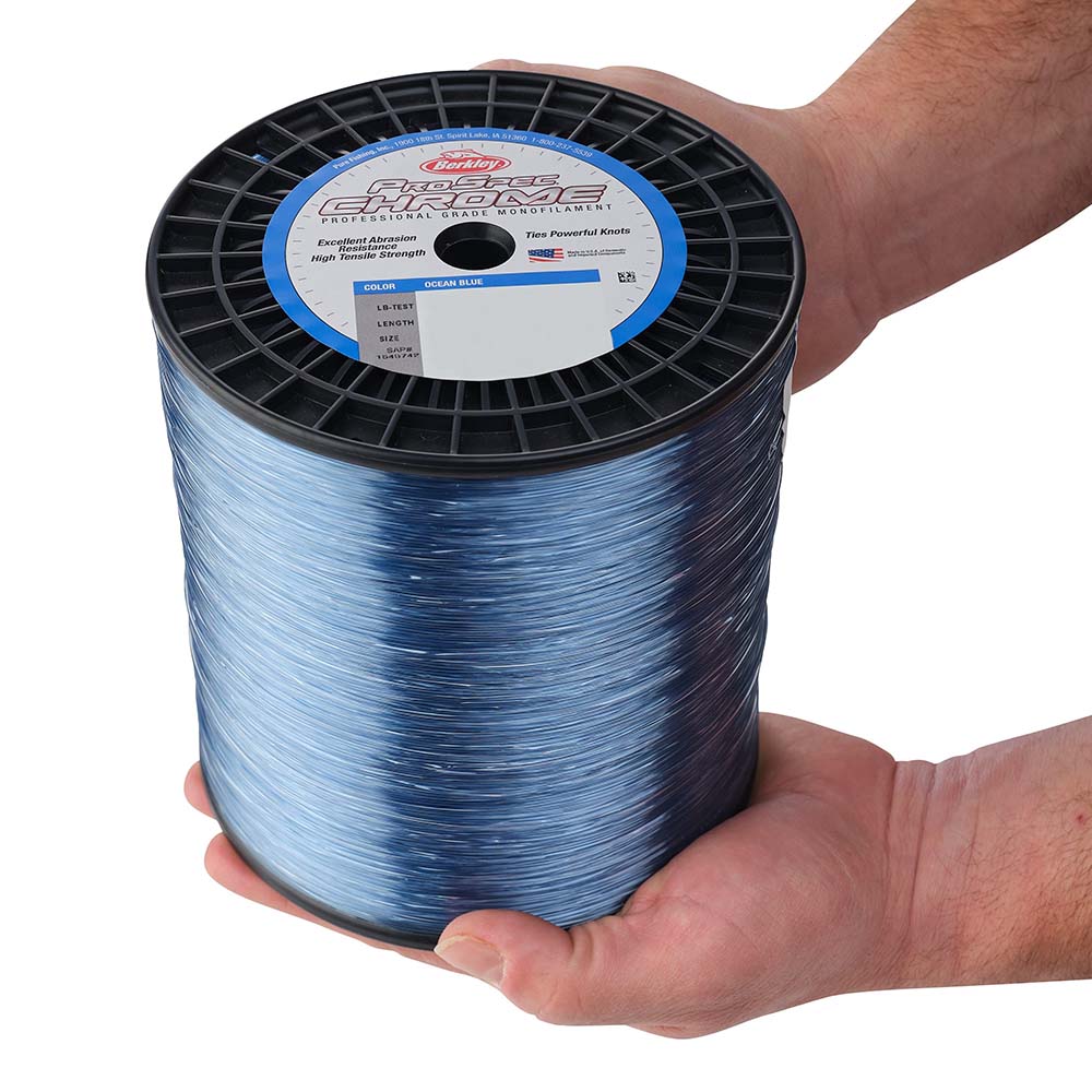 Berkley ProSpec Chrome Ocean Blue Monofilament  20 lb  3000 yds  PSC3B20OBL 1545737