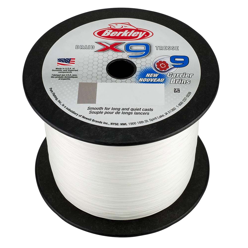 Berkley x9 Braid Crystal  30lb  2188 yds  X9BBK30CY 1486911