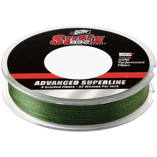 Sufix 832 Advanced Superline Braid  6lb  LowVis Green  150 yds 660006G