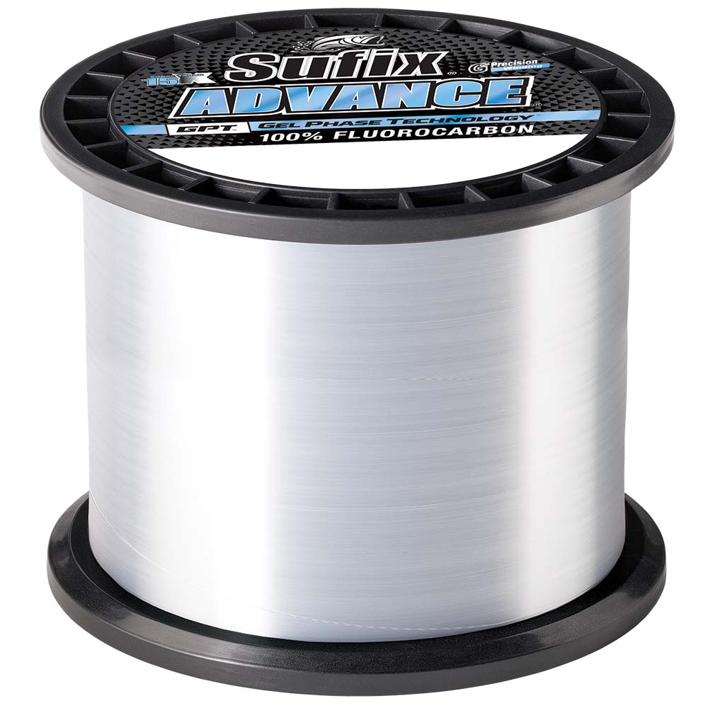 Sufix Advance Fluorocarbon  12lb  Clear  1200 yds 6791012C