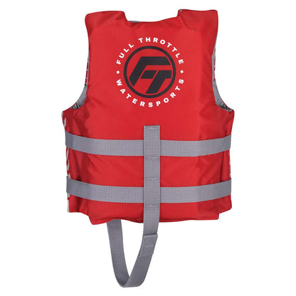 Full Throttle Child Nylon Life Jacket  Red 11220010000122