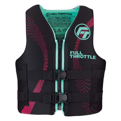 Full Throttle Adult RapidDry Life Jacket  LXL  AquaBlack 14210050505022