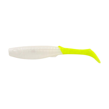 Berkley Gulp Paddleshad  4  Pearl WhiteChartreuse 1545531