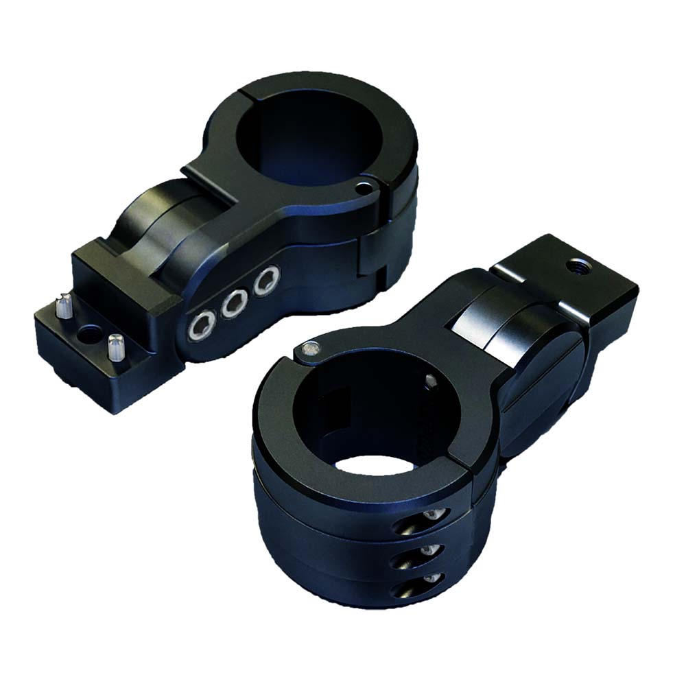 PTM Edge Board Rack Mounts  238 Pipe Clamp Black P131982380TEBBK