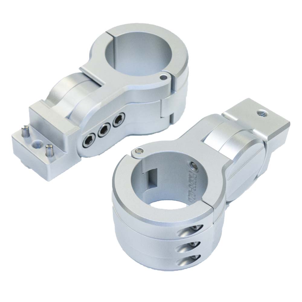 PTM Edge Board Rack Mounts  25 Pipe Clamp  Silver P131982500TEBCL