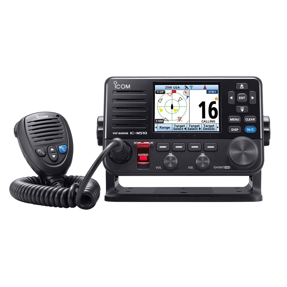 Icom M510 PLUS VHF Marine Radio wAIS M510 PLUS 21 USA
