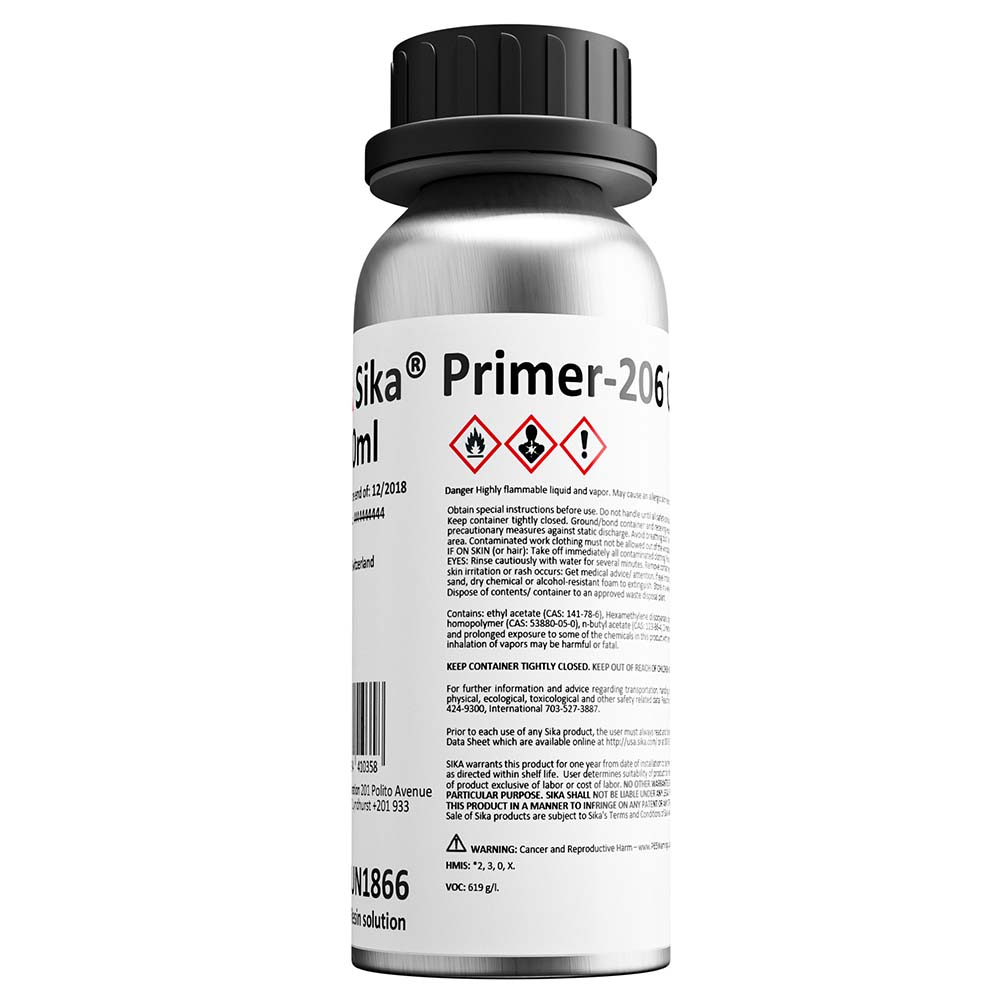 Sika Primer206 GP Black 250ml Bottle 91572