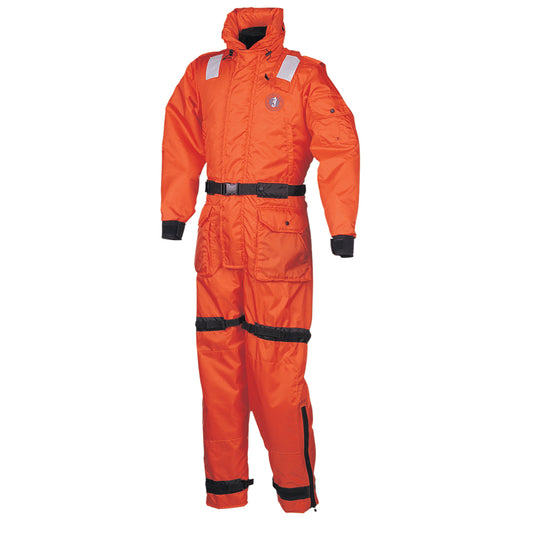 Mustang Deluxe AntiExposure Coverall  Work Suit  Orange  Small MS21752S206