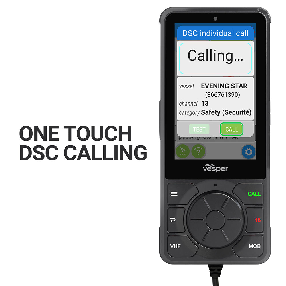 Vesper Cortex H1 Tethered Handset wNonPowered Cradle 0100281600