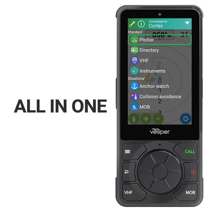 Vesper Cortex H1P PortableWirelessRechargeable Handset wCharging Cradle 0100281610