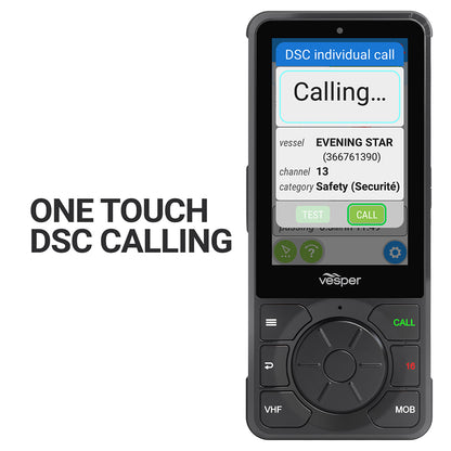 Vesper Cortex H1P PortableWirelessRechargeable Handset wCharging Cradle 0100281610