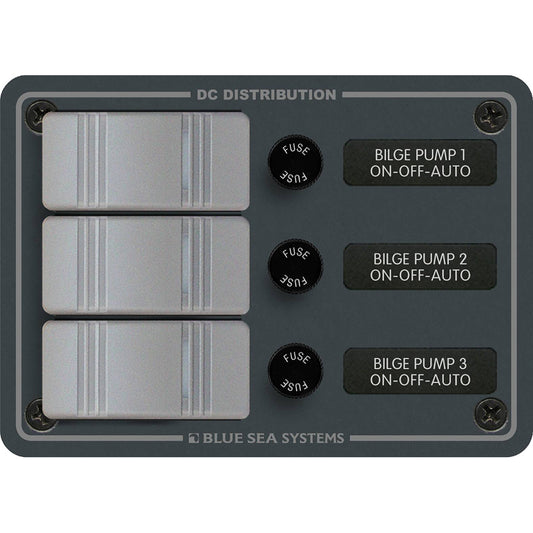 Blue Sea 8665 Contura 3 Bilge Pump Control Panel 8665