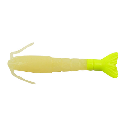 Berkley Gulp Saltwater Shrimp  3  GlowChartreuse 1240004
