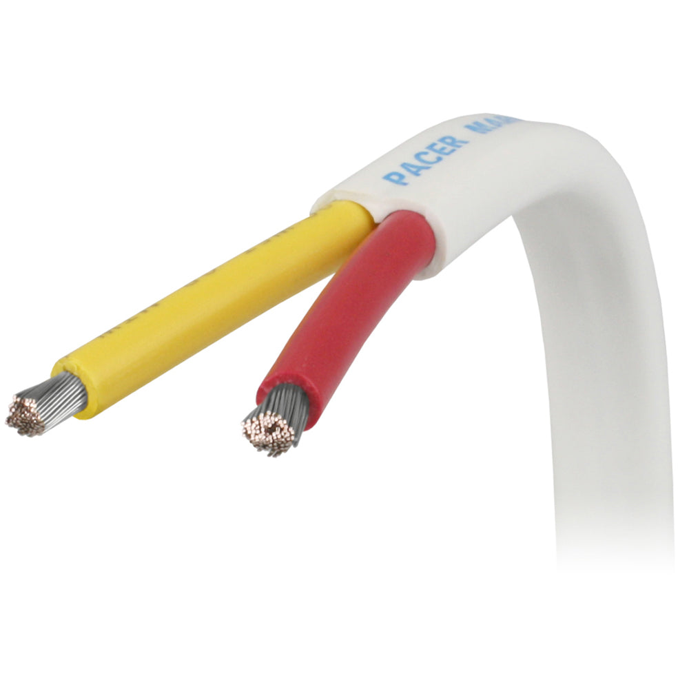 Pacer 182 AWG Safety Duplex Cable  RedYellow  100 W182RYW100