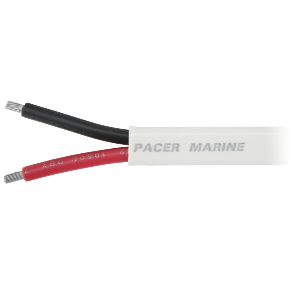 Pacer 62 AWG Duplex Cable  RedBlack  100 W62DC100
