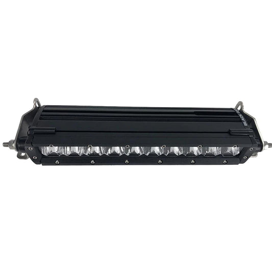 Black Oak 10 Single Row LED Light Bar  Combo Optics  Black Housing  Pro Series 30 10CS5OS