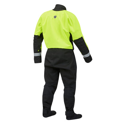 Mustang MSD576 Water Rescue Dry Suit  Fluorescent Yellow GreenBlack  XL MSD57602251XL101