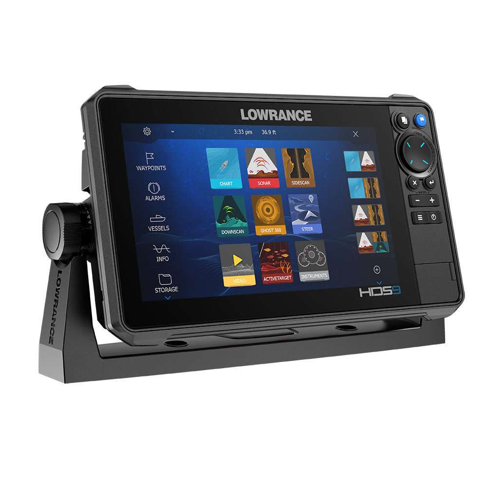 Lowrance HDS PRO 9  w Preloaded CMAP DISCOVER OnBoard  Active Imaging HD Transducer 00015981001