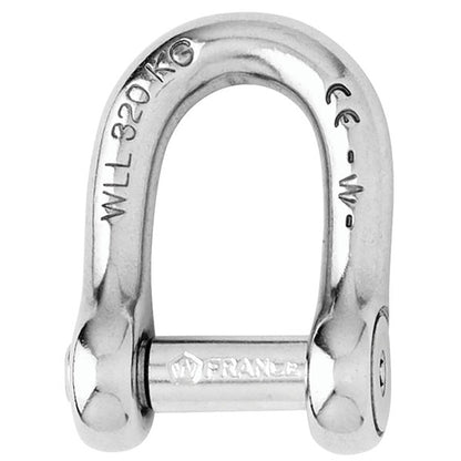 Wichard SelfLocking Allen Head Pin D Shackle  6mm Diameter  14 01303