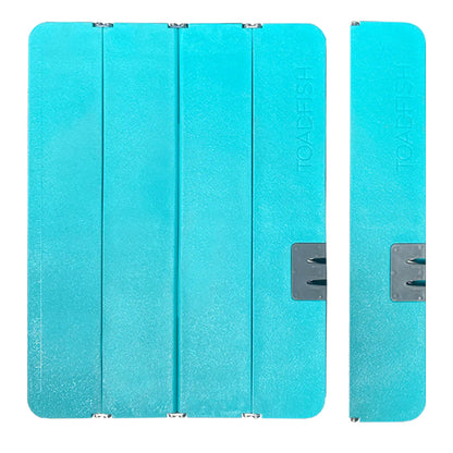 Toadfish Stowaway Folding Cutting Board wBuiltIn Knife Sharpener  Teal 1054