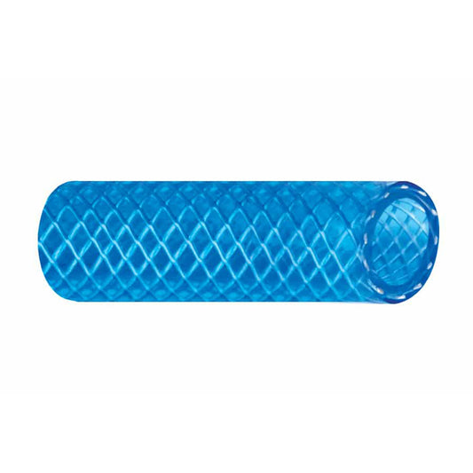 Trident Marine 58 x 50 Boxed Reinforced PVC FDA Cold Water Feed Line Hose  Drinking Water Safe  Translucent Blue 1650586