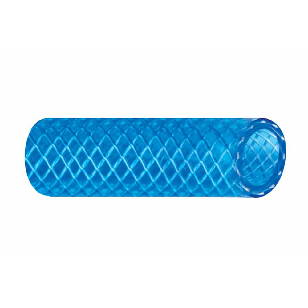 Trident Marine 12 Reinforced PVC FDA Cold Water Feed Line Hose  Drinking Water Safe  Translucent Blue  Sold by the Foot