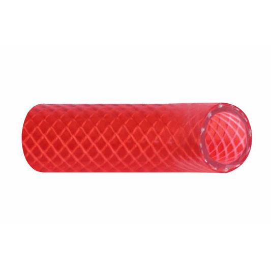Trident Marine 58 Reinforced PVC FDA Hot Water Feed Line Hose  Drinking Water Safe  Translucent Red  Sold by the Foot